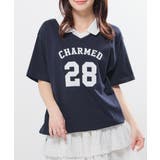 ネイビー | トップス Tシャツ 半袖Tシャツ | Honeys