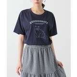 ネイビー | トップス Tシャツ 半袖Tシャツ | Honeys