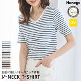 【ハニーズ】トップス Tシャツ 半袖Tシャツ | Honeys | 詳細画像1