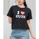 ブラック | トップス Tシャツ 半袖Tシャツ | Honeys