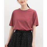 レッド | トップス カットソー 半袖 | Honeys