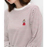 オフ×アカ | トップス カットソー 長袖 | Honeys