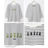 トップス Tシャツ ７分袖Tシャツ | Honeys | 詳細画像15 
