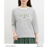 トップス Tシャツ ７分袖Tシャツ | Honeys | 詳細画像7 