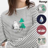 トップス チュニック カットソー | Honeys | 詳細画像1 