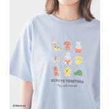 サックス | トップス Tシャツ 半袖Tシャツ | Honeys