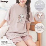 ルームウェア 部屋着 上下セット | Honeys | 詳細画像1 
