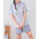 サックス | ルームウェア 部屋着 上下セット | Honeys