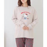 アイボリー×グレー | ルームウェア 部屋着 ハローキティ | Honeys