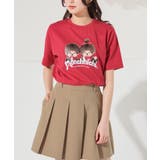 レッド | トップス Tシャツ 半袖Tシャツ | Honeys