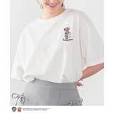 ホワイト | トップス Tシャツ 半袖Tシャツ | Honeys