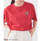 レッド | トップス Tシャツ 半袖Tシャツ | Honeys