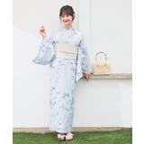 サックス花柄 | 浴衣 ゆかた 2026浴衣 | Honeys