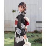 クロ花柄 | 浴衣 ゆかた 2026浴衣 | Honeys