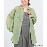 トップス シアーシャツ シャツ | Honeys | 詳細画像14