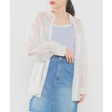 アイボリー | トップス シアーシャツ シャツ | Honeys
