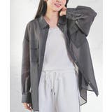 スミクロ | トップス シアーシャツ シャツ | Honeys