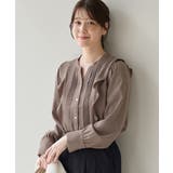 モカ | 【WEB限定】トップス ブラウス 長袖 | Honeys