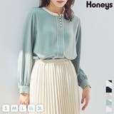 トップス ブラウス 長袖 | Honeys | 詳細画像1