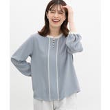 スモーキーブルー | トップス ブラウス 長袖 | Honeys