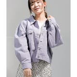 ラベンダー | アウター Gジャン コットン | Honeys