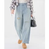 ユーズド薄ブルー | ボトムス パンツ デニムパンツ | Honeys