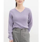 ラベンダー | トップス ニット セーター | Honeys