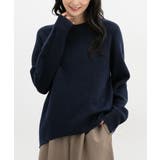 ネイビー | トップス ニット セーター | Honeys