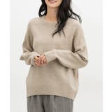 杢ベージュ | トップス ニット セーター | Honeys