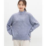 杢ブルー | トップス ニット セーター | Honeys