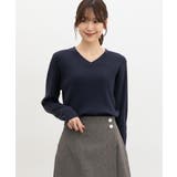 ネイビー | トップス ニット セーター | Honeys