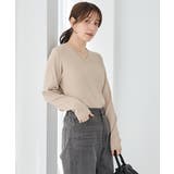 ベージュ | トップス ニット セーター | Honeys