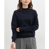 ネイビー | トップス ニット セーター | Honeys
