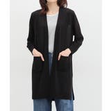 ブラック | トップス カーディガン トッパーカーデ | Honeys