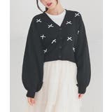 ブラック | トップス カーディガン 長袖 | Honeys