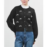 ブラック | トップス カーディガン 長袖 | Honeys