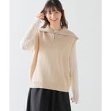 トップス ベスト ハイネック | Honeys | 詳細画像12