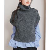 トップス ベスト ニット | Honeys | 詳細画像3 