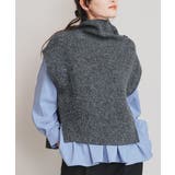 杢グレー | トップス ベスト ニット | Honeys