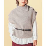 杢ベージュ | トップス ベスト ニット | Honeys