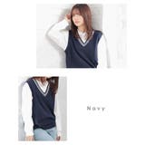 トップス ベスト ニット | Honeys | 詳細画像12 