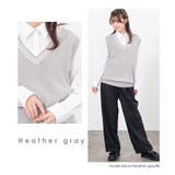 トップス ベスト ニット | Honeys | 詳細画像16 