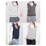 トップス ベスト ニット | Honeys | 詳細画像3 