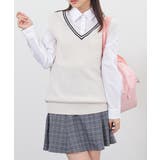 アイボリー | トップス ベスト ニット | Honeys