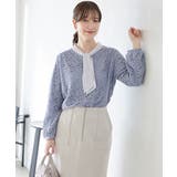 スモーキーブルー | トップス カットソー 長袖 | Honeys