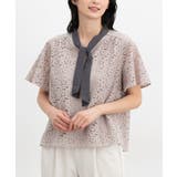 ピンクベージュ | トップス カットソー 半袖 | Honeys