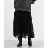 ブラック | ボトムス スカート ロングスカート | Honeys