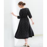 【ハニーズ】ワンピース 6分袖 ミモレ丈 | Honeys | 詳細画像6 