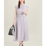 ピンクグレー | ワンピース ノースリーブ ロング丈 | Honeys