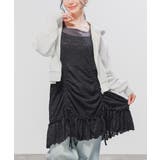 ブラック | ワンピース キャミワンピース ノースリーブ | Honeys